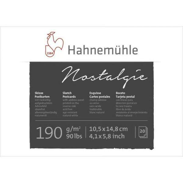 Bloco Hahnemuhle Nostalgie 190 g/m A6 20 Fls