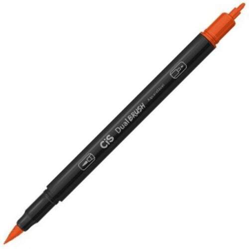Marcador CIS Dual Brush Laranja Escuro 18