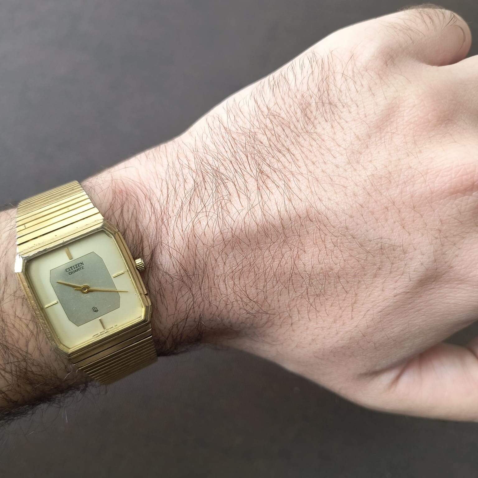 Citizen Retangular 1990 - amyrelogios