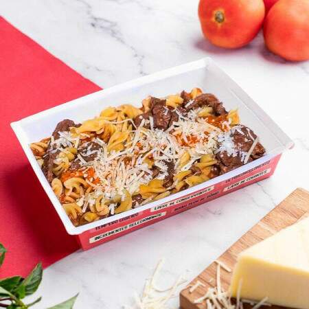 Fusilli ao Molho de Fil Mignon