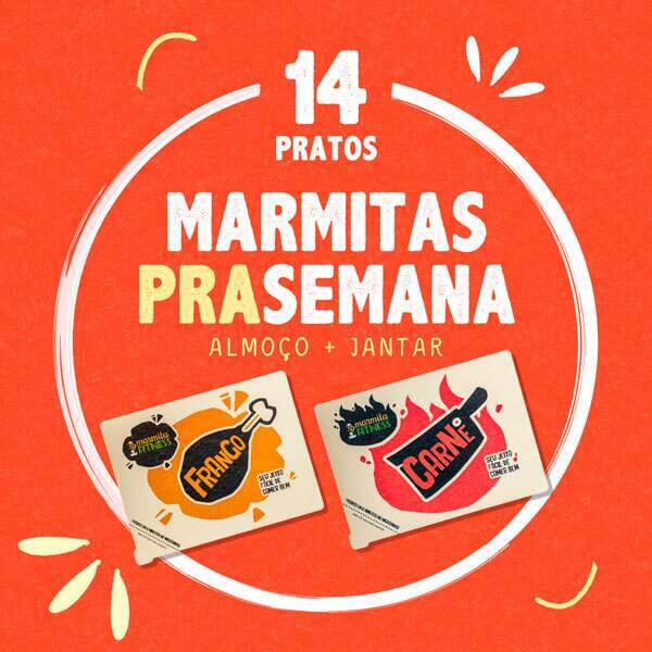 14 Pratos MARMITAS PRA SEMANA