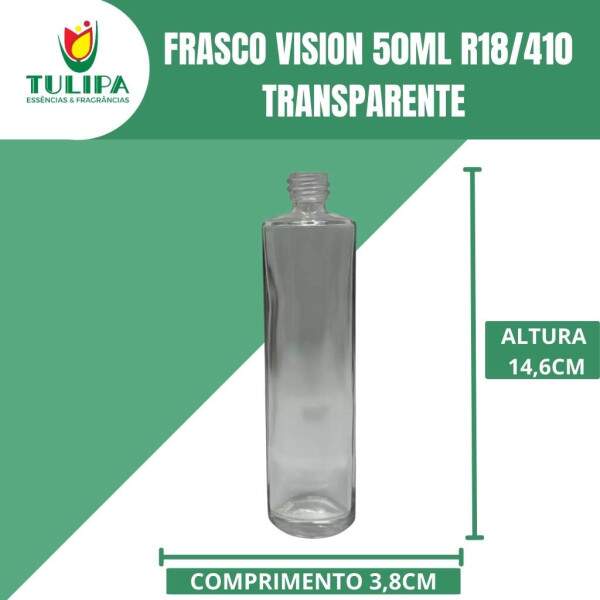 FRASCO VISION 50ML R18/410 TRANSPARENTE