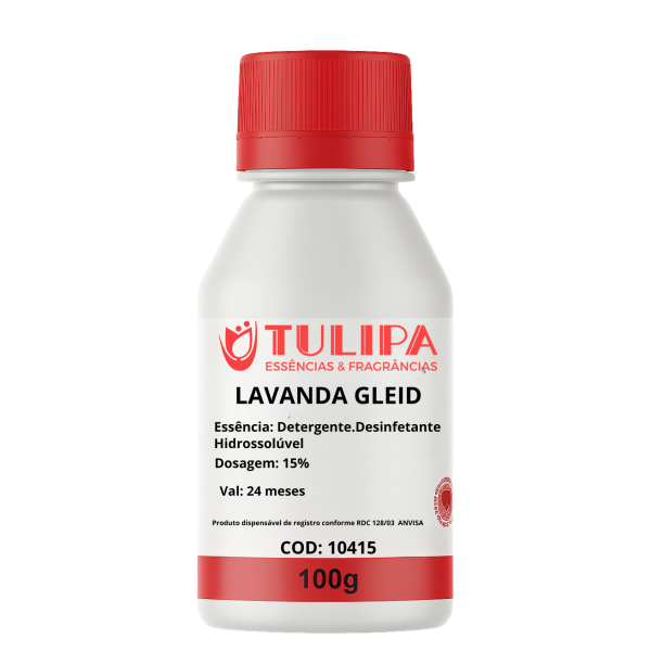 ESSNCIA LAVANDA GLEID P/ DESINFETANTE 100G 10415