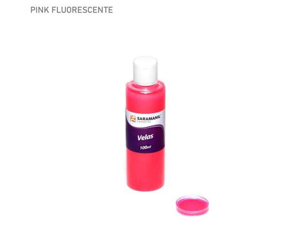 CORANTE PINK FLUORESCENTE - LQUIDO PARA VELAS 100ML (SARAMANIL)