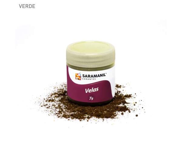 Corante para Velas Po Verde 7grs (SARAMANIL)