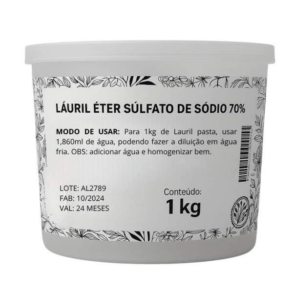 LAURIL TER SULFATO DE SDIO 70% - 1KG