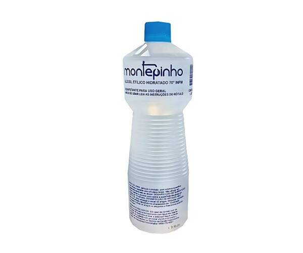 LCOOL ETLICO 70% HOSPITALAR - 1L MONTEPINHO - PROTEO E HIGIENE