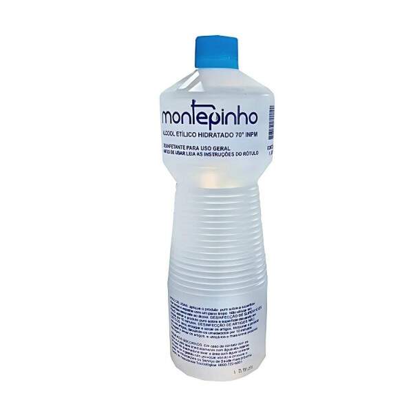  LCOOL ETLICO 70% HOSPITALAR - 1L MONTEPINHO - PROTEO E HIGIENE