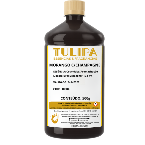 ESSNCIA MORANGO C/ CHAMPAGNE 500G 10504 