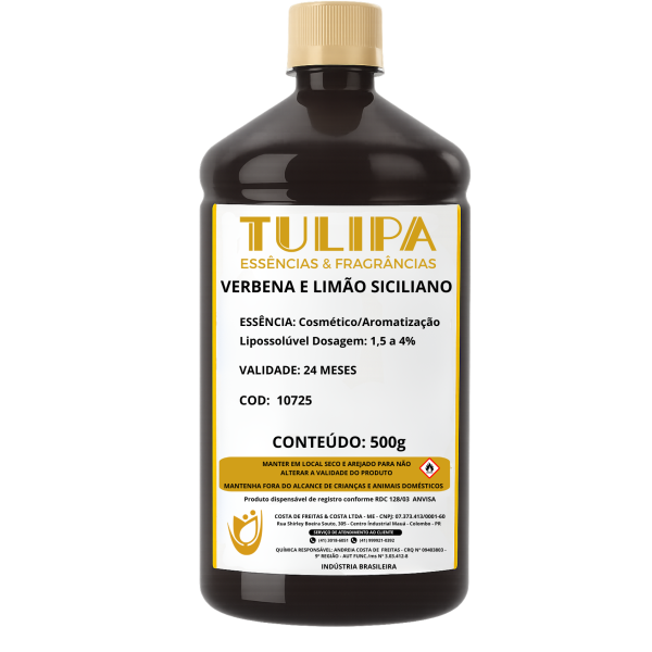 ESSENCIA VERBENA E LIMO SICILIANO 10725 500G