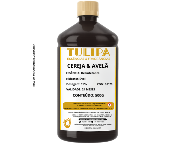 ESS�NCIA CEREJA & AVEL� P/ DESINFETANTE 500G 10097