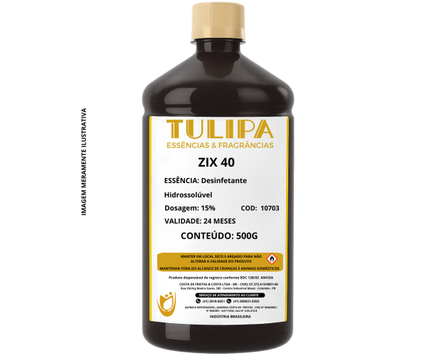 ESS�NCIA ZIX 40 P/ DESINFETANTE 500G 10703
