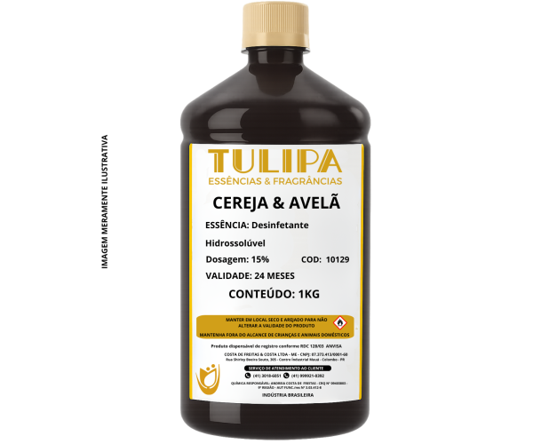 ESS�NCIA CEREJA E AVELA P/ DESINFETANTE 1KG 10129