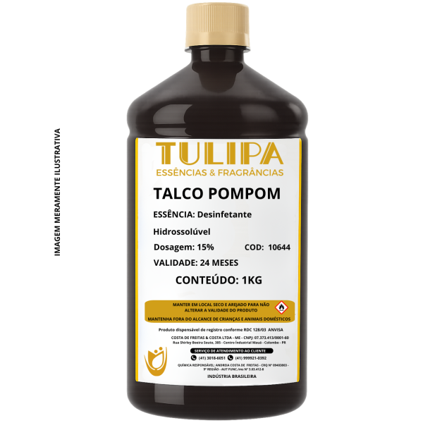 ESSNCIA TALCO POMPOM P/ DESINFETANTE 1KG 10644
