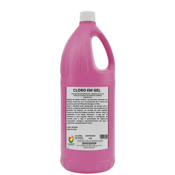 Cloro em Gel Concentrado 2L - Limpeza Poderosa para Seu Lar