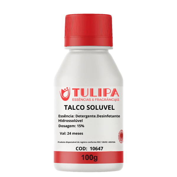 ESSNCIA TALCO SOLUVEL P/DESINFETANTE 100ML - 10647