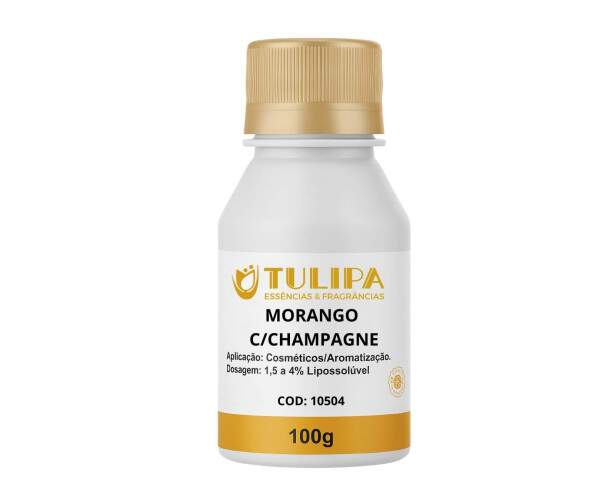 ESSNCIA MORANGO C/ CHAMPAGNE 100G 10504