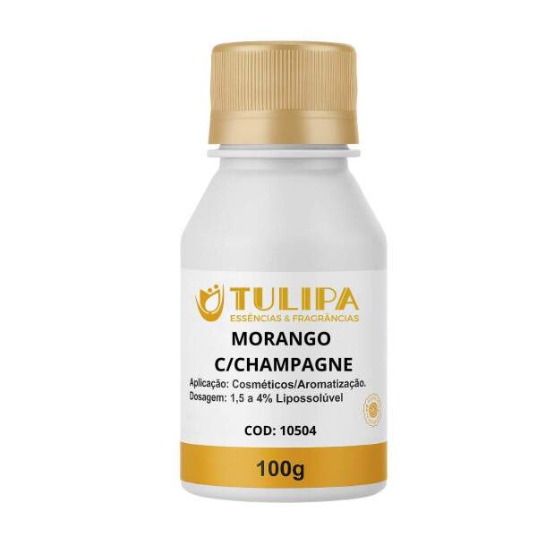ESSNCIA MORANGO C/ CHAMPAGNE 100G 10504