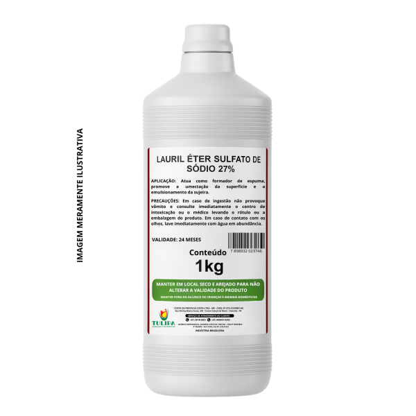 LAURIL TER SULFATO DE SDIO 27% (LAURIL LQUIDO) - 1KG