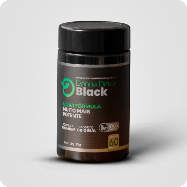 Frasco Donna Detox Black – Suplemento Emagrecedor Natural