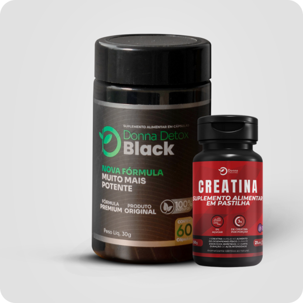 Donna Detox Black - Brinde Creatina