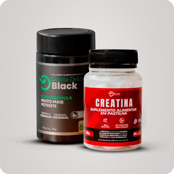 Donna Detox Black + Creatina
