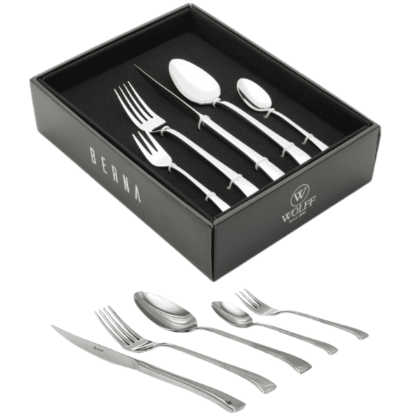 Faqueiro 30 Peas Wolff Berna Ao Inox Sofisticao