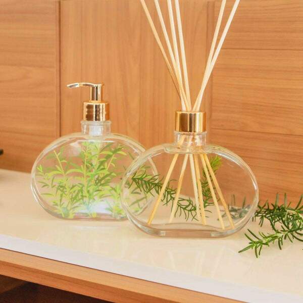 DIFUSOR DE PERFUME PARA AMBIENTES ALECRIM PERFUMES DO JARDIM 300ML