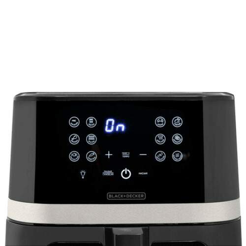 AIRFRYER DIGITAL COM VISOR FRONTAL GOURMAND GRIS 1700W