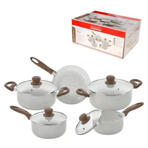 JOGO DE PANELAS COM INDUO FLORENA VANILA 5 PEAS