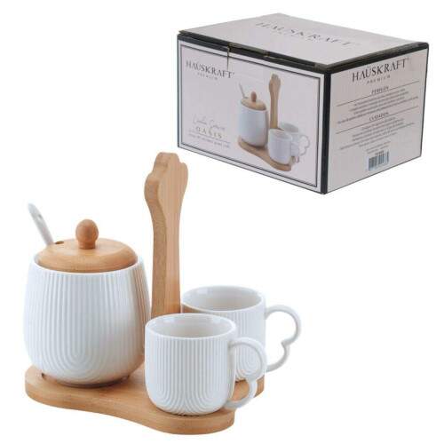 JOGO DE XCARAS PARA CAF COM AUCAREIRO E SUPORTE OASIS 4 PEAS