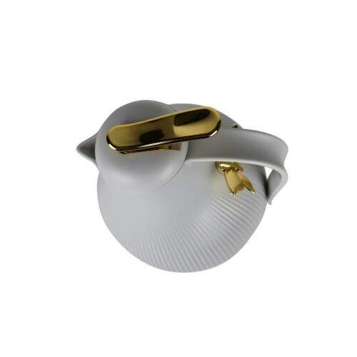 Garrafa Trmica Daphne Cinza 1L Conserva Bebidas Quentes e Frias