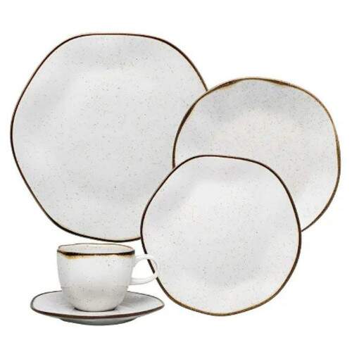 Aparelho De Jantar/cha Maresia 20 Peas 39388 Oxford