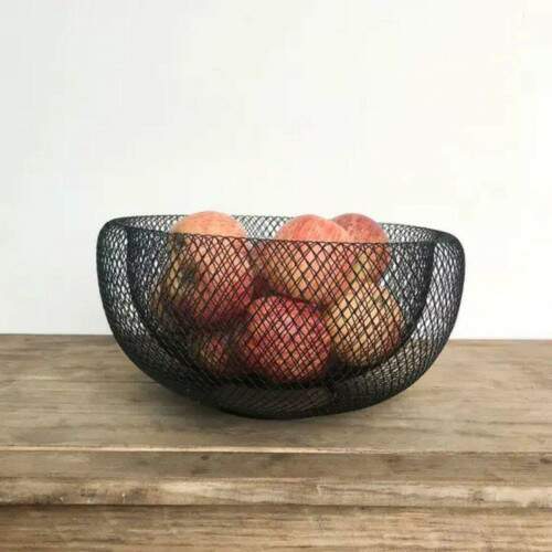 Centro de Mesa Decorativo Metal Preto 30x15cm Moderno