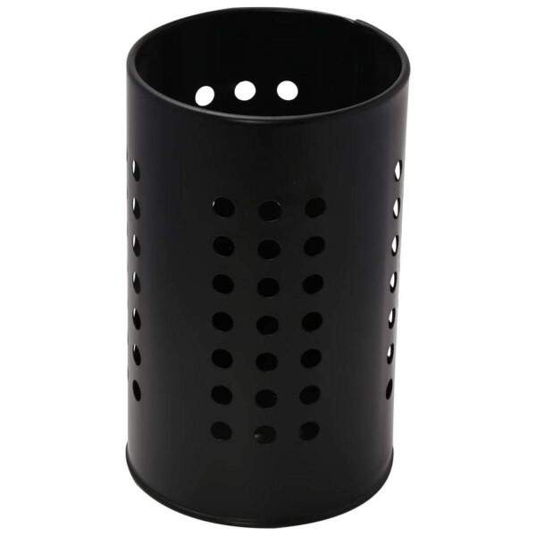 Porta Utenslios Cozinha Ao Preto Fosco nix Organizador Prtico