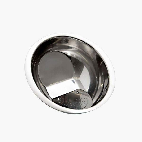 Escorredor de Arroz Inox 26 cm Cozinha Prtica Utenslio Resistente