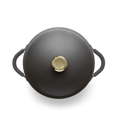 CONCEPT GOLD CONJUNTO DE PANELAS 4 PECAS DE ALUMINIO INJETADO COM CERAMICO COR PRETO