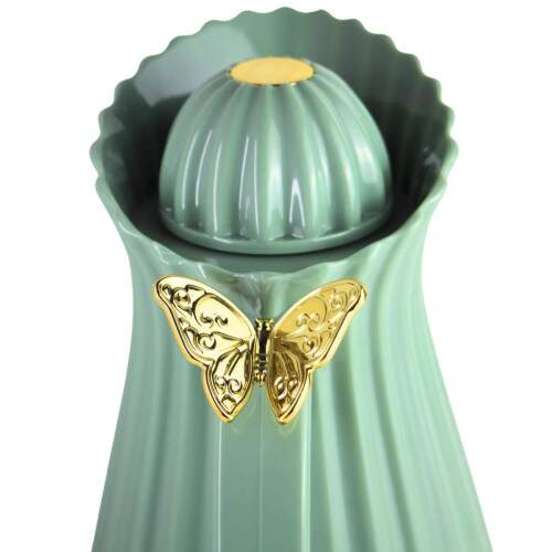 Garrafa Trmica Borboleta 1L Verde Menta Elegante