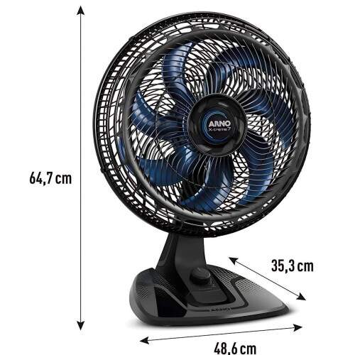 Ventilador 40cm X-Treme VE70 Turbo Potente Oscilante