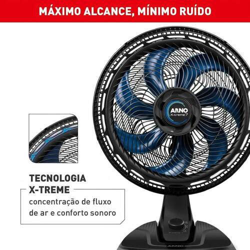 Ventilador 40cm X-Treme VE70 Turbo Potente Oscilante