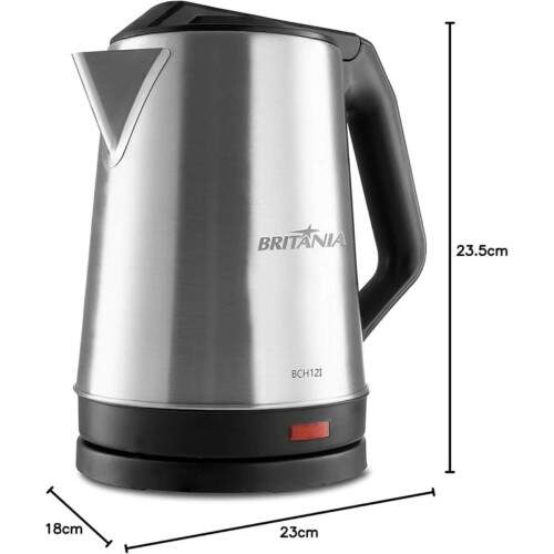 Chaleira Eltrica 1,9L 127V Inox Rpida e Silenciosa