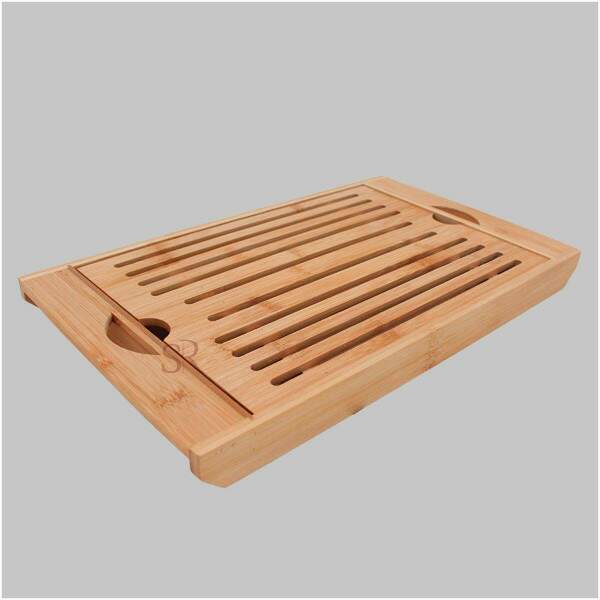 MIGALHEIRA E BANDEJA EM BAMBU NATURAL 37CM