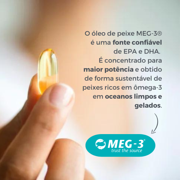 mega 3 Super Concentrado do Canad 1.100mg EPA DHA Certificado MEG-3 (5 potes)