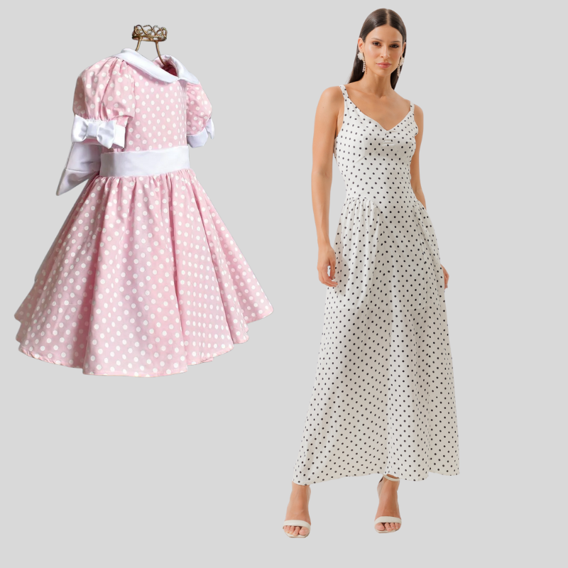 Vestidos feitos com tecido floral