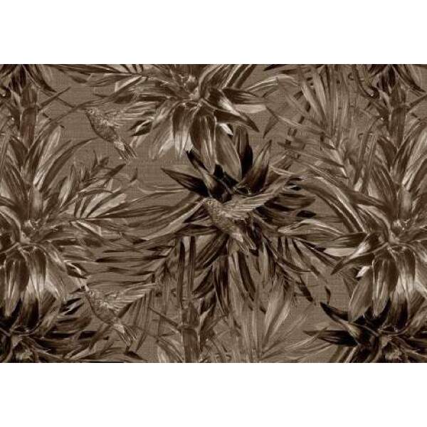 Sarja Imperme�vel Floral com P�ssaros ? Tecido para Mesa Posta e Decora��o