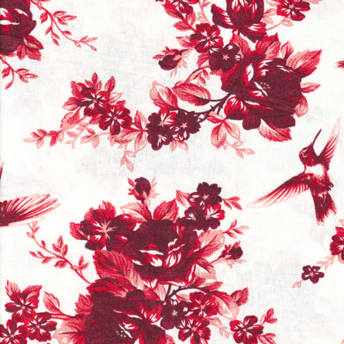 016142 - Est. Floral Capri 016142 - Vermelho