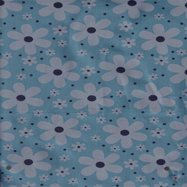 Tecido tricoline Floral Veneza Fundo Tinto cor - Jeans 410087