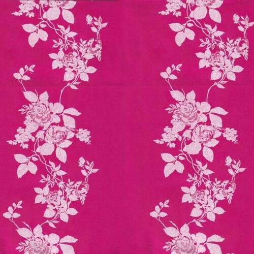 Tecido tricoline floral Floratta Fundo Tinto Pink 410049