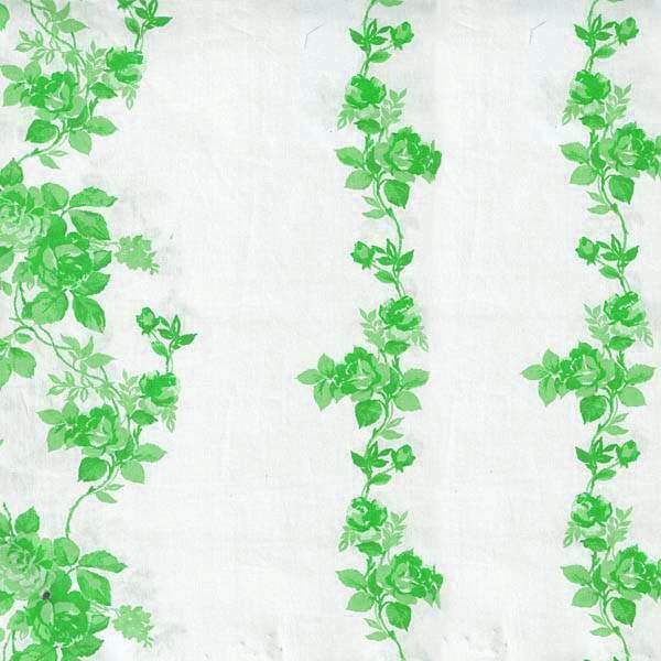 Tecido tricoline floral Floratta Fdo Off - 05 - Verde Bandeira 410038 