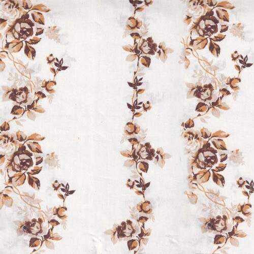 Tecido tricoline floral Floratta Fdo Off - 179 - Caramelo 410038